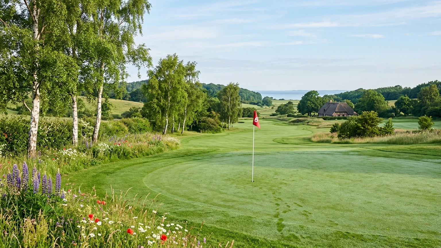 Golfplatz im Herzen von Rügen umgeben von Natur