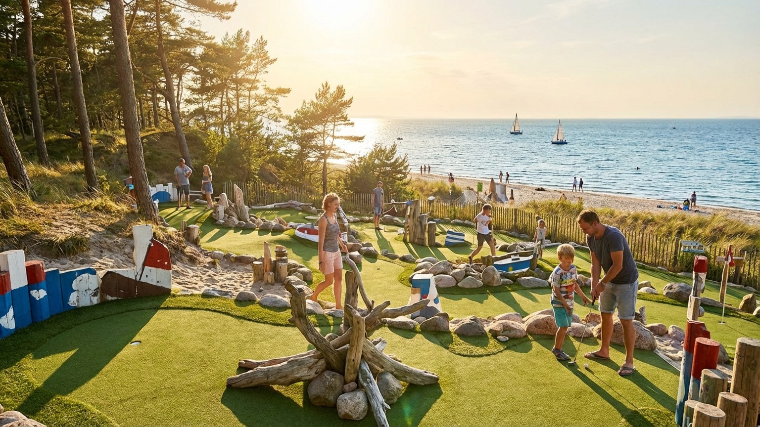 Minigolf auf Rügen – Bunte Adventure-Golf-Anlage an der Ostsee